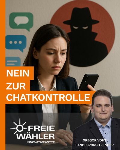 FREIE WÄHLER S-H lehnen Chatkontrollen ab