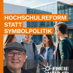 FREIE WÄHLER: Der Landtag diskutiert Symptome – die Krise der Hochschulen bleibt ungelöst!
