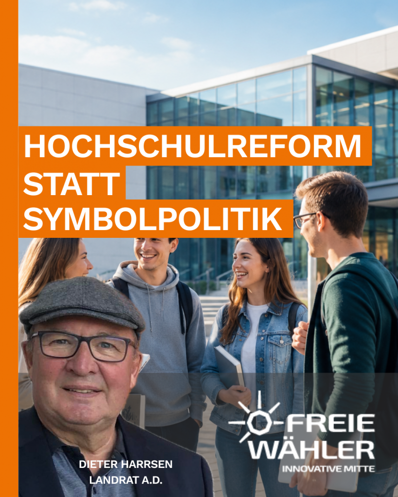 FREIE WÄHLER für Hoschulreform