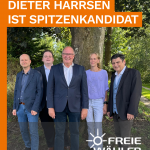 FREIE WÄHLER: Dieter Harrsen, ehemaliger Landrat von Nordfriesland, führt in die Landtagswahl