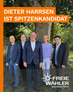 Mehr über den Artikel erfahren FREIE WÄHLER: Dieter Harrsen, ehemaliger Landrat von Nordfriesland, führt in die Landtagswahl