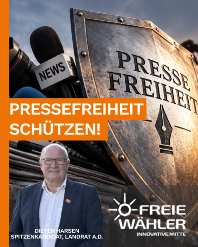 Harrsen: Pressefreiheit braucht klare Grenzen für staatliche Eingriffe